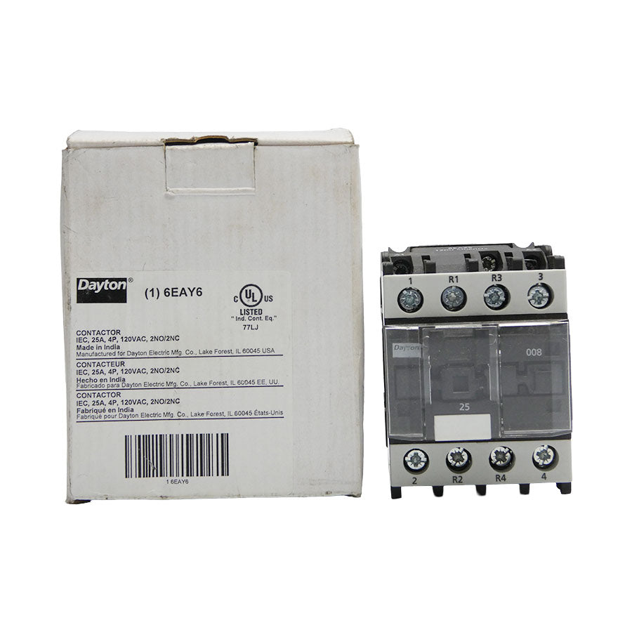 DAYTON 6EAY6 120VAC 25A NSMP