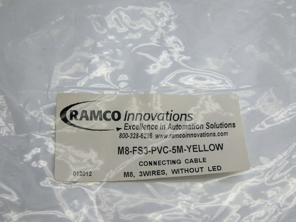 RAMCO INNOVATIONS M8-FS3-PVC-5M-YELLOW NSMP