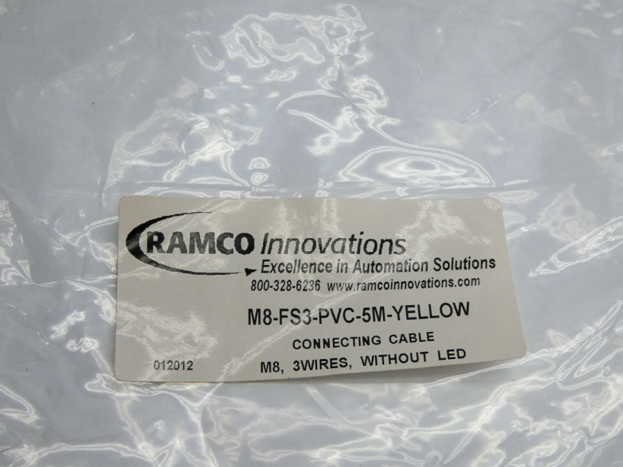 RAMCO INNOVATIONS M8-FS3-PVC-5M-YELLOW NSMP