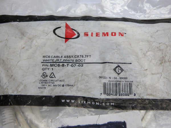 SIEMON MC6-8-T-07-02 7' NSMP