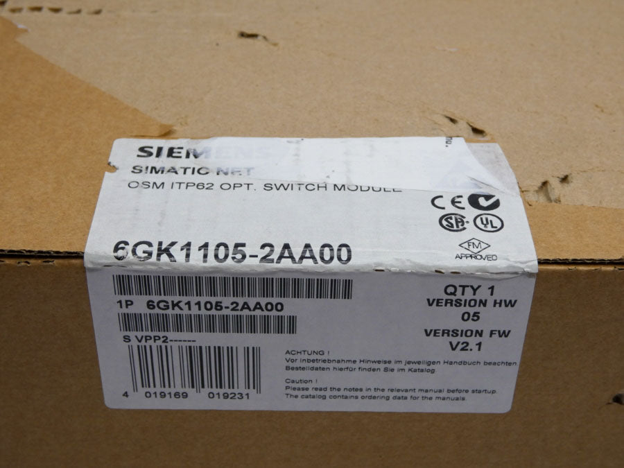 SIEMENS 6GK1105-2AA00 F/W V2.1 VER. 05 NSFS
