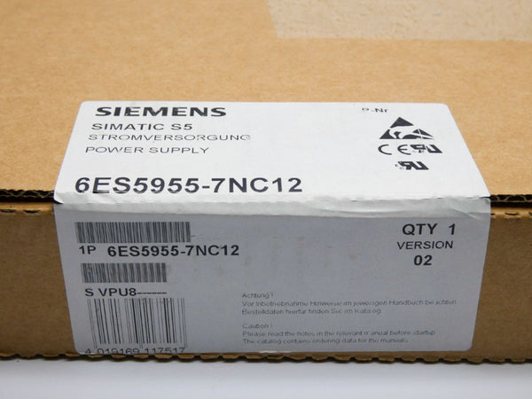 SIEMENS 6ES5955-7NC12 VER. 02 NSFS
