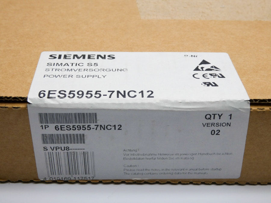 SIEMENS 6ES5955-7NC12 VER. 02 NSFS