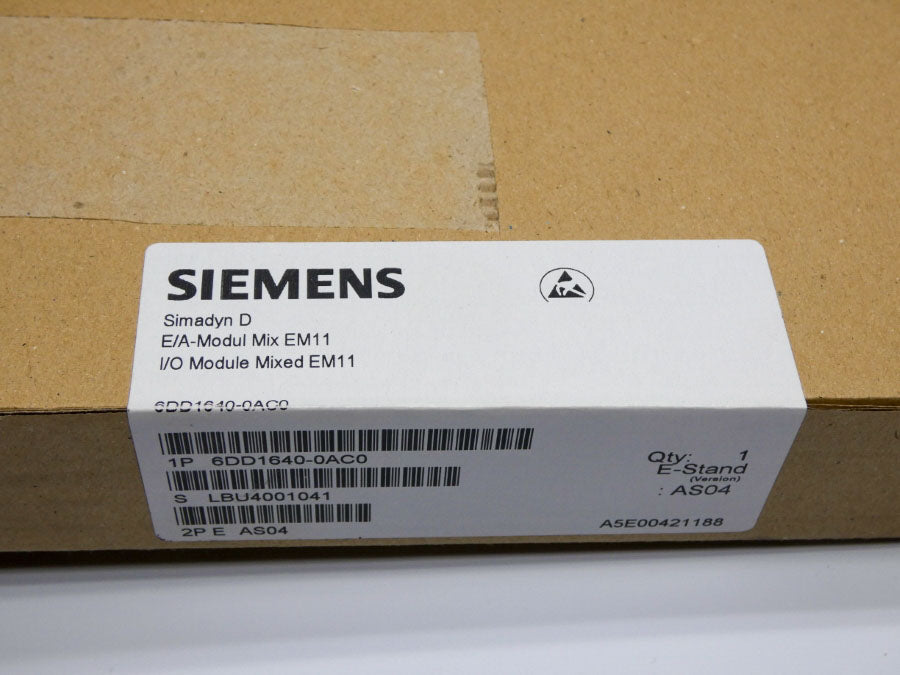 SIEMENS 6DD1640-0AC0 VER. AS04 NSFS