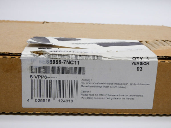 SIEMENS 6ES5955-7NC11 VER. 03 NSFS