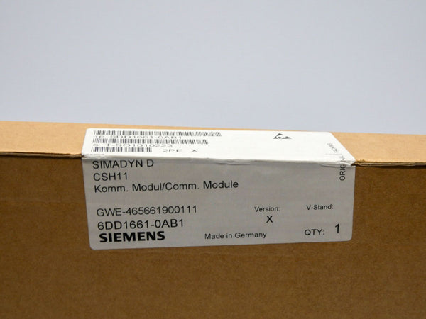SIEMENS 6DD1661-0AB1 VER. X NSFS