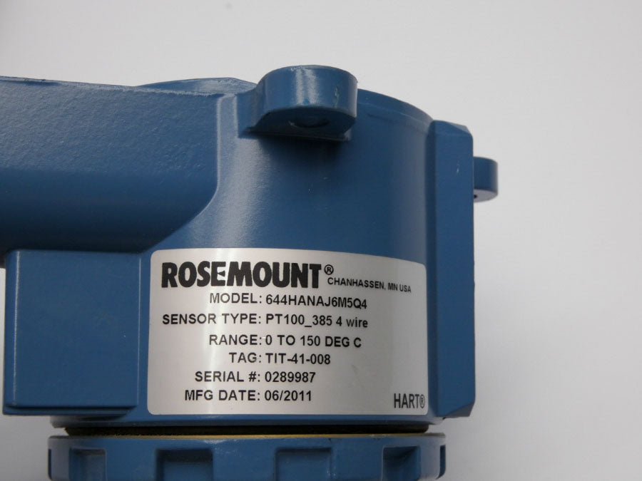 ROSEMOUNT 644HANAJ6M5Q4 0-150'C UNMP