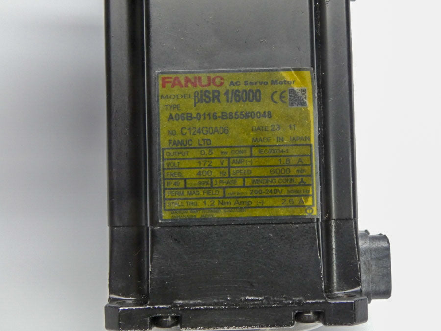FANUC A06B-0116-B855#0048 172V 1.8A UNMP