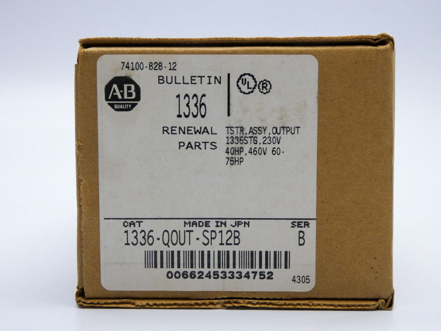INDUSTRIAL SPARE PART 1336-QOUT-SP12B SER. B 460V (BR/WH) NSFS