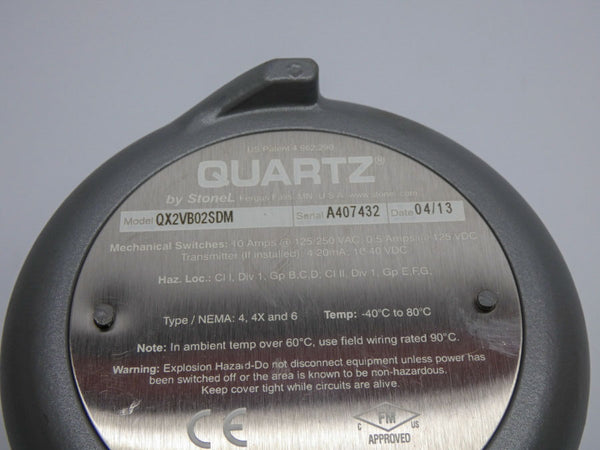 QUARTZ QX2VB02SDM 125/250VAC 10A NSNP