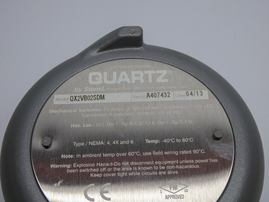 QUARTZ QX2VB02SDM 125/250VAC 10A NSNP