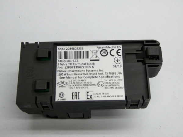 FISHER-ROSEMOUNT KJ4001X1-CC1 12P0733X072 REV. N NSNP