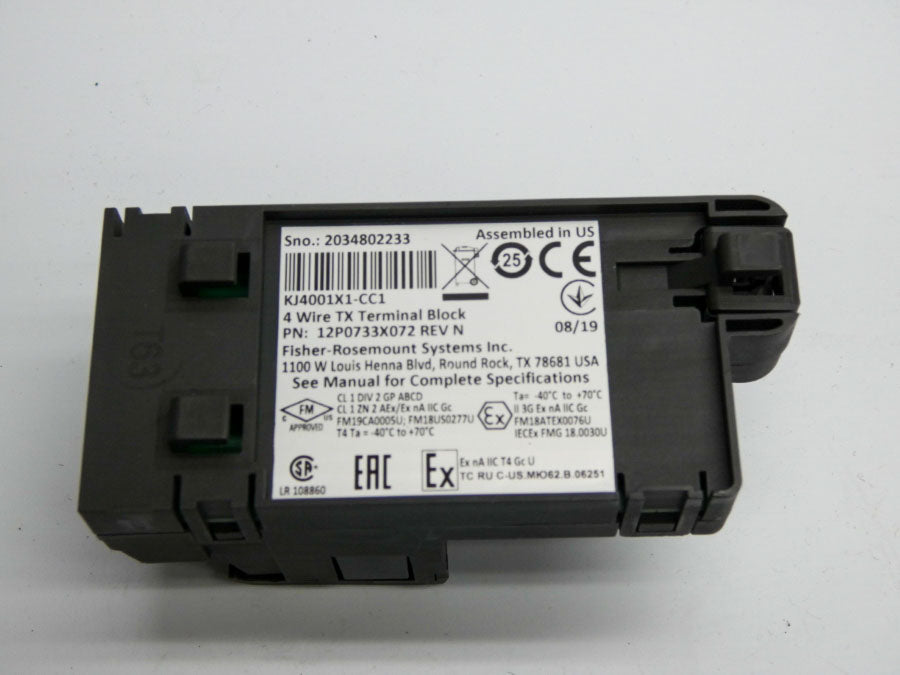 FISHER-ROSEMOUNT KJ4001X1-CC1 12P0733X072 REV. N NSNP