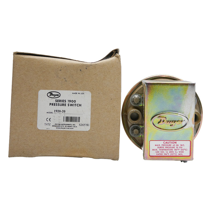 DWYER 1920-20 480VAC 15A 10PSI NSMP