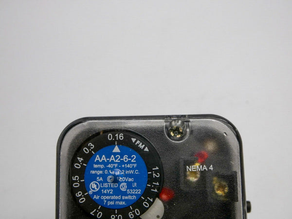 DUNGS AA-A2-6-2 120VAC 5A 7PSI (AS IS) NSMP