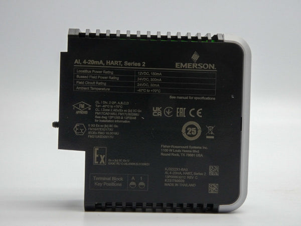 EMERSON KJ3222X1-BA3 13P0866X012 REV. C 24VDC NSNP