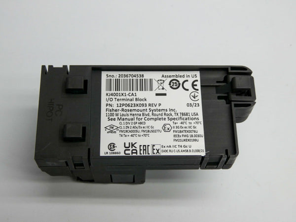 FISHER ROSEMOUNT KJ4001X1-CA1 12P0623X093 REV. P NSNP