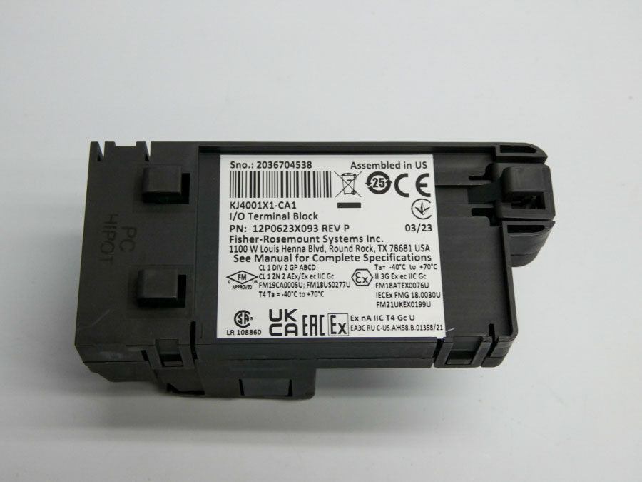 FISHER ROSEMOUNT KJ4001X1-CA1 12P0623X093 REV. P NSNP
