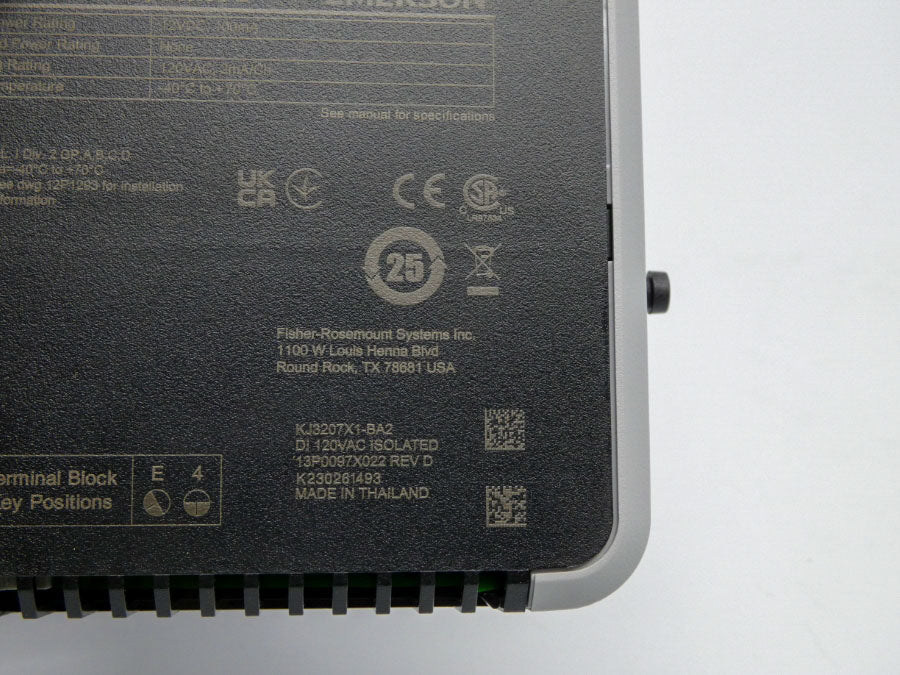 EMERSON KJ3207X1-BA2 13P0097X022 REV. D 120VAC NSNP