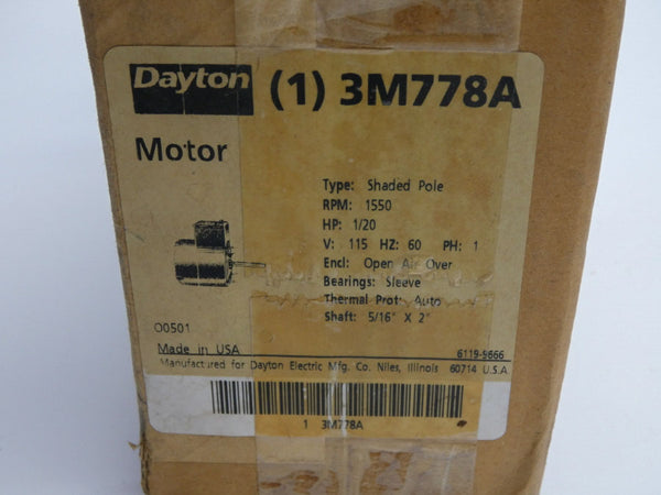 DAYTON 3M778A 115V NSMP