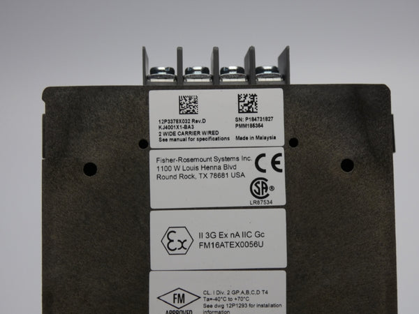 FISHER ROSEMOUNT KJ4001X1-BA3 12P3378X032 REV. D NSMP