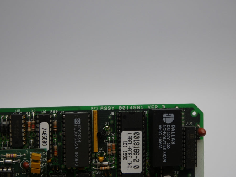 MICRO CONTROL CARD 0014581 VER. B UNMP