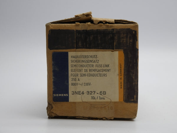 SIEMENS 3NE4327-6B 500/800V 250A (PKG OF 3) NSFS