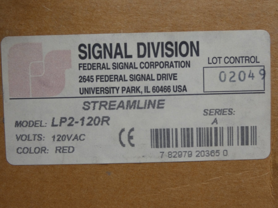 INDUSTRIAL SPARE PART LP2-120R SER. A 120VAC 0.06A NSMP