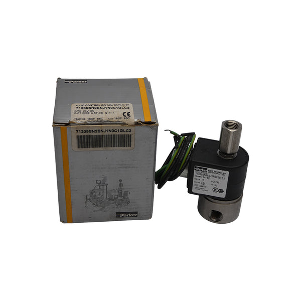 PARKER 71335SN2ENJ1N0C1GLC2 24VDC 180PSI 3/64" NSMP