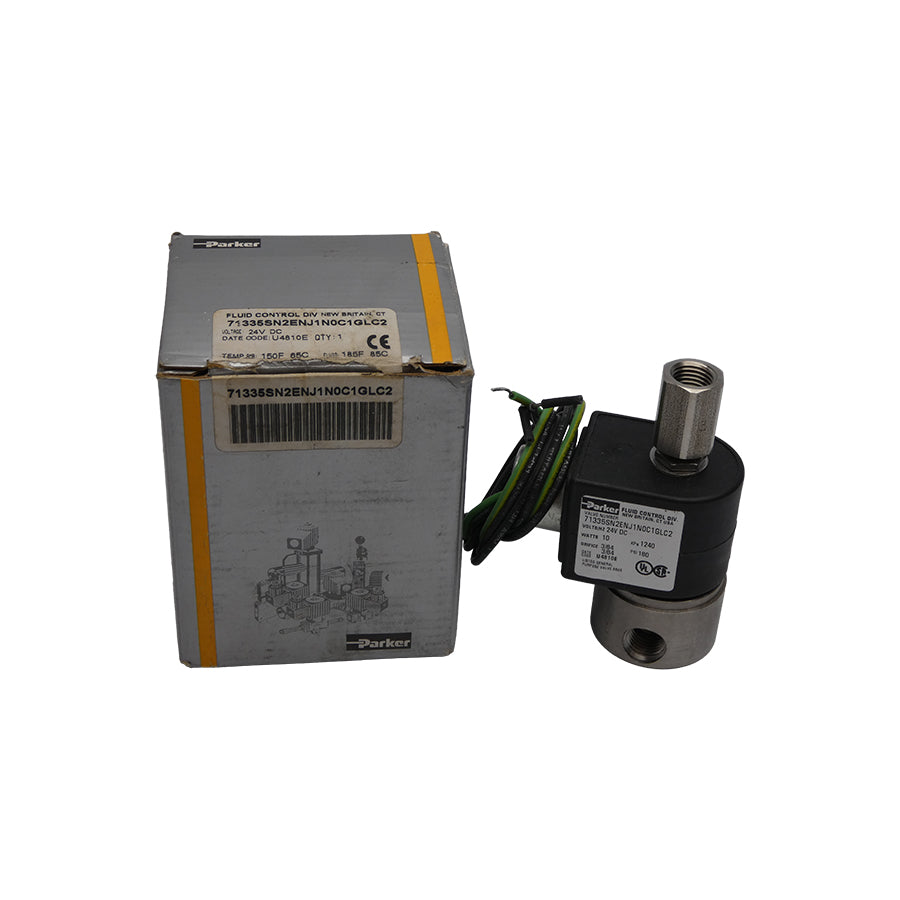 PARKER 71335SN2ENJ1N0C1GLC2 24VDC 180PSI 3/64" NSMP