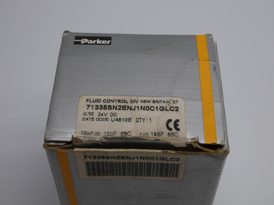PARKER 71335SN2ENJ1N0C1GLC2 24VDC 180PSI 3/64" NSMP