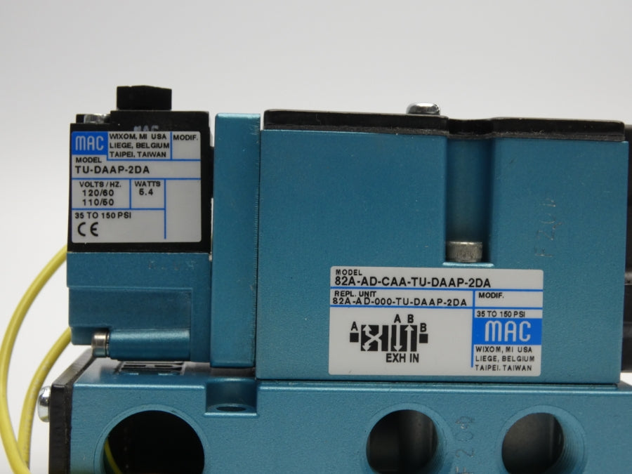 MAC 82A-AD-CAA-TU-DAAP-2DA 110/120V 35-150PSI NSMP