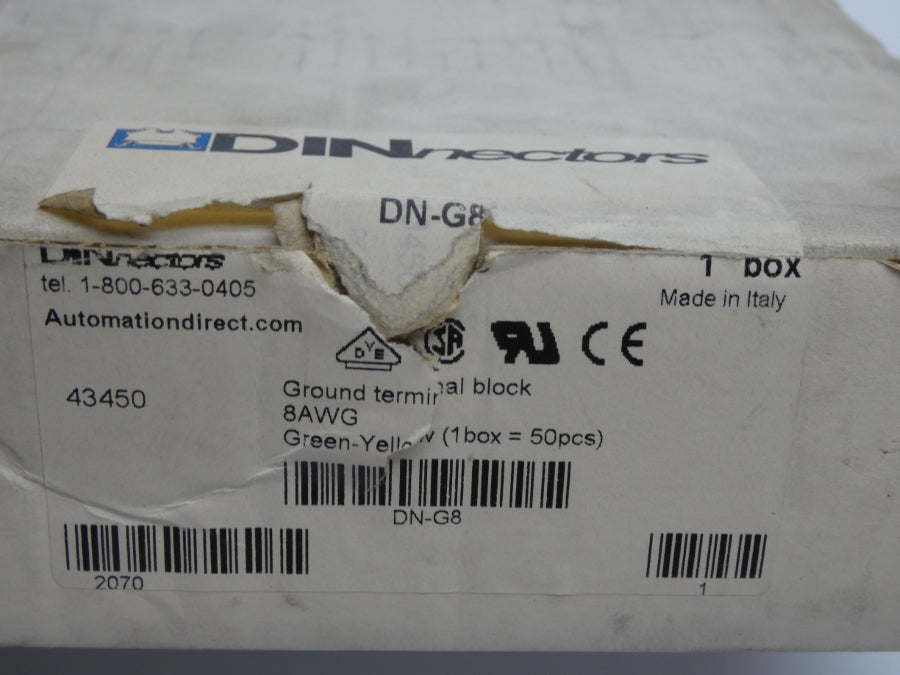 DINNECTORS DN-G8 (PKG OF 50) NSMP