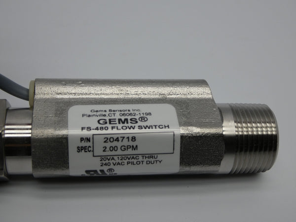 GEMS 204718 FS-480 240VAC 2.00GPM NSMP