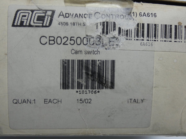 ADVANCE CONTROLS 6A616 NSMP