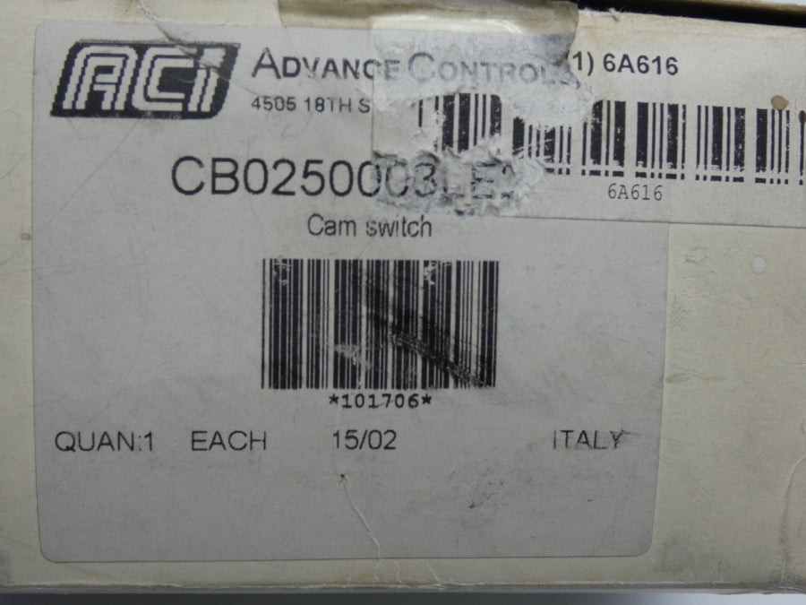 ADVANCE CONTROLS 6A616 NSMP