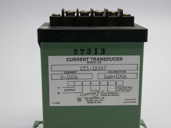 OHIO SEMITRONICS CT1-1X167 115VAC 0-100A NSNP