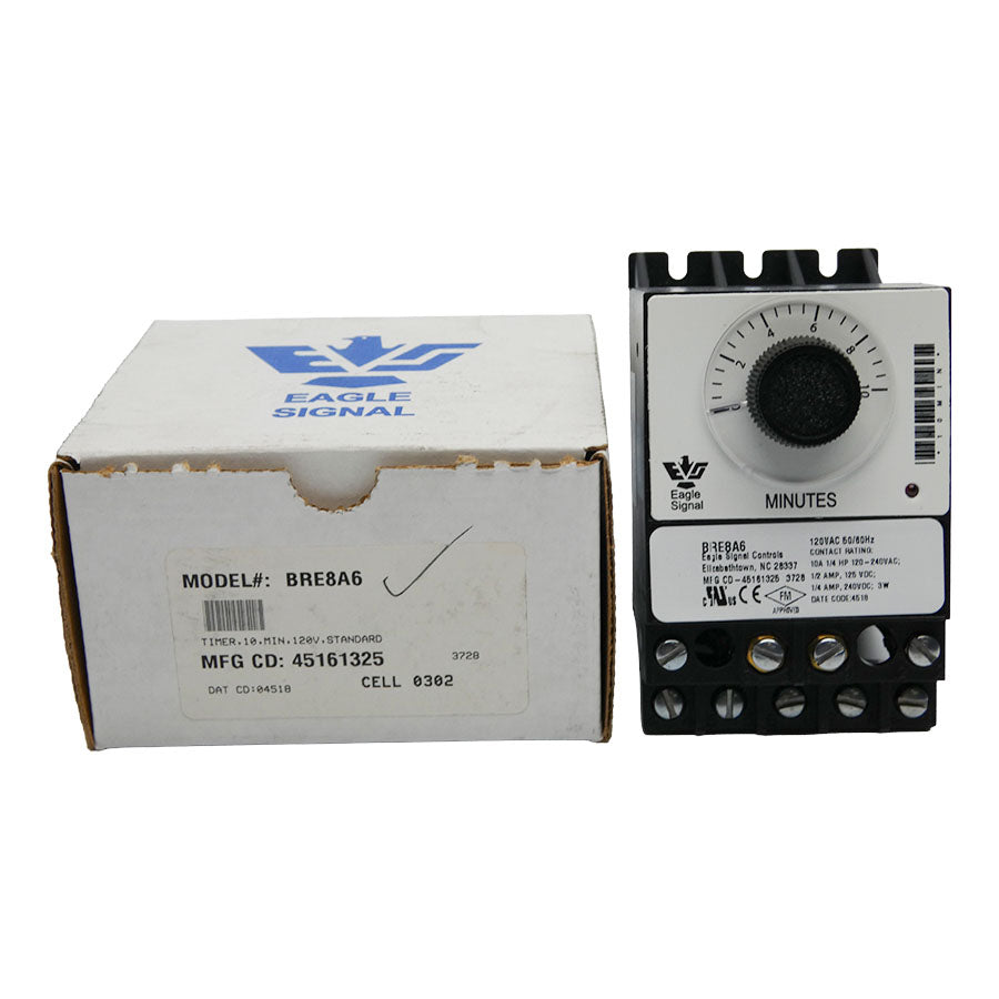 EAGLE SIGNAL BRE8A6 120VAC 10A 10M NSMP