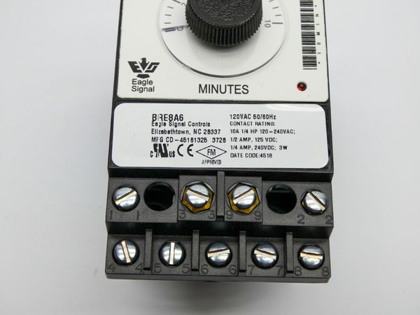 EAGLE SIGNAL BRE8A6 120VAC 10A 10M NSMP