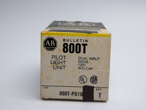 INDUSTRIAL SPARE PART 800T-PD16 SER. N 120V (BK/YL) (AS IS) NSMP