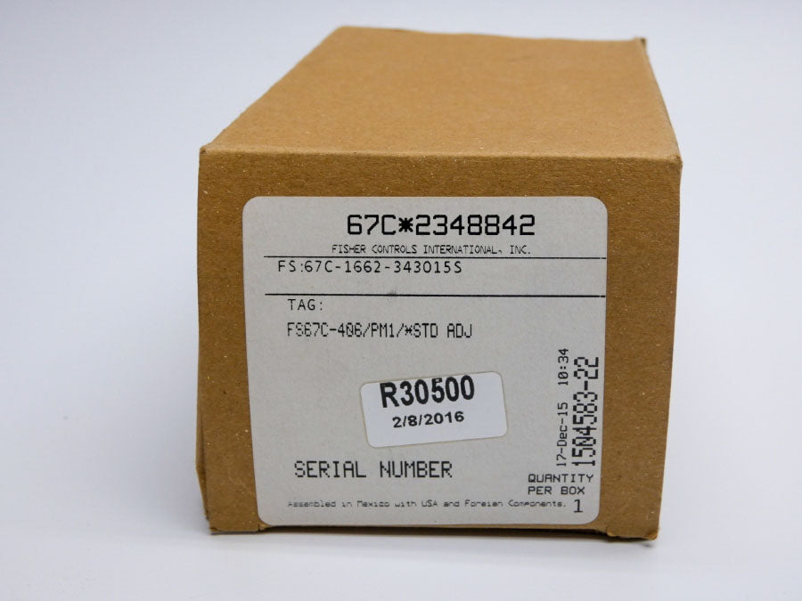 FISHER CONTROLS FS67C-406/PM1/ *STD 0-60PSI NSMP