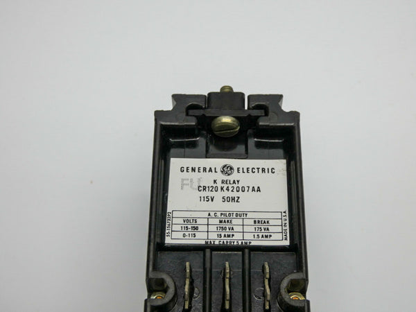 GENERAL ELECTRIC CR120K42007AA 115V 15A NSMP