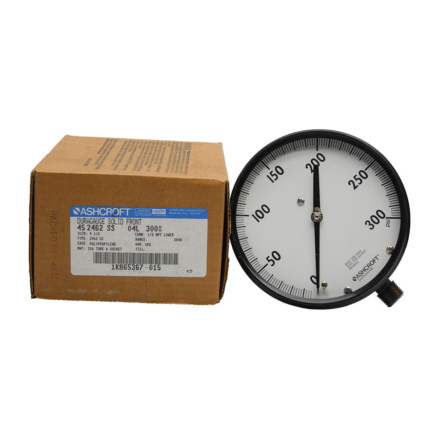 ASHCROFT 452462SS04L300# 300PSI NSMP