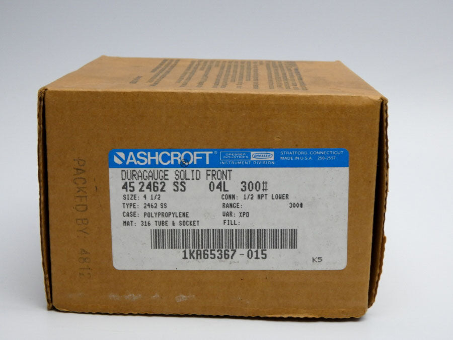 ASHCROFT 452462SS04L300# 300PSI NSMP