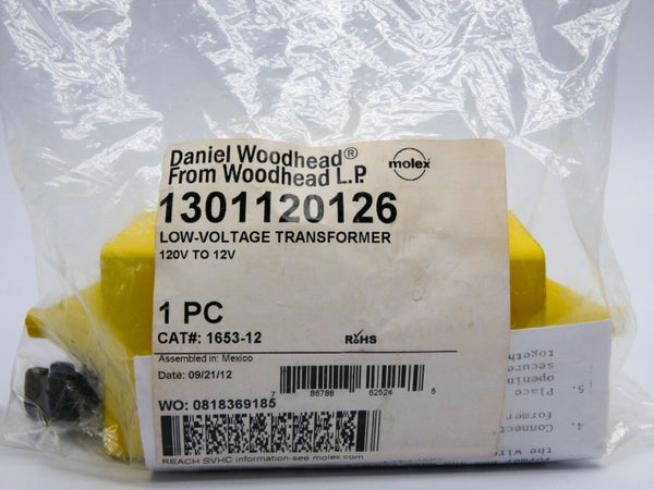 DANIEL WOODHEAD 1301120126 1653-12 12-120V NSMP