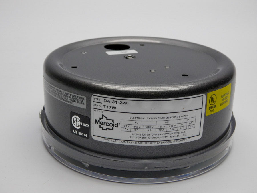 MERCOID DA-31-2-9 440V 10A 300PSI NSMP