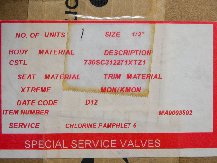 METSO JAMESBURY 730SC312271XTZ1 350-740PSI 1/2" NSMP