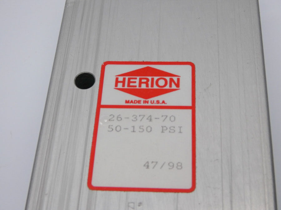HERION 26-374-70.0246 24VDC 50-150PSI NSMP