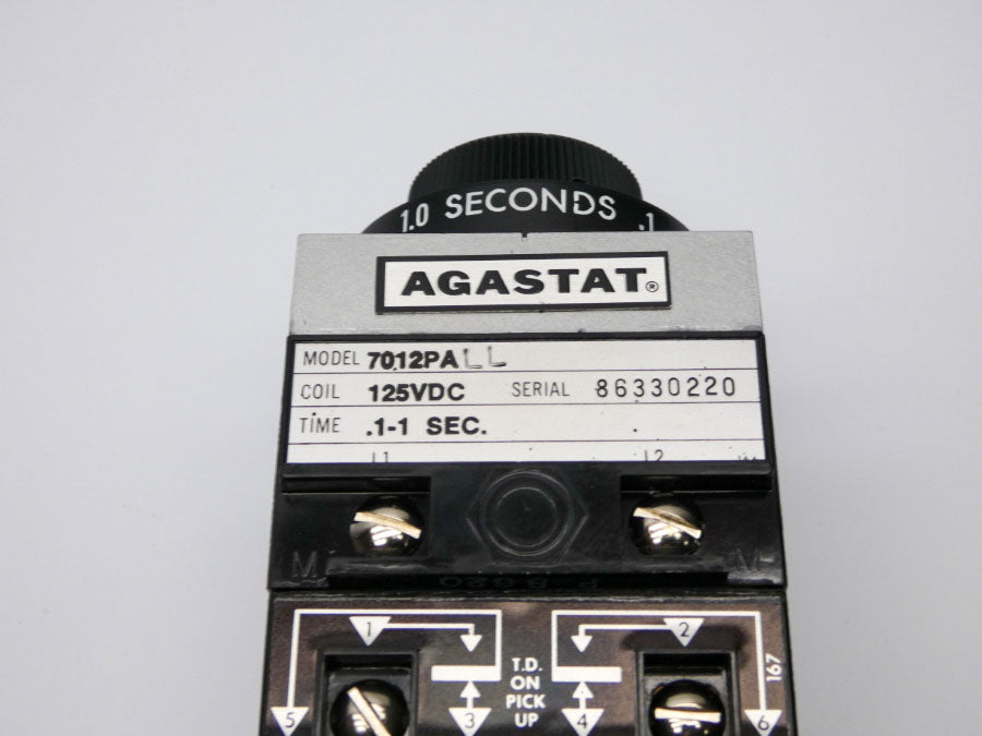 AGASTAT 7012PALL 125VDC .1-1S (AS PICTURED) NSNP