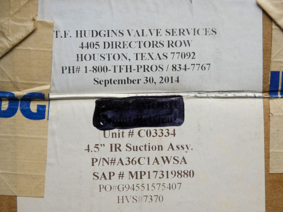T.F. HUDGINS A36C1AWSA 4.5" NSMP